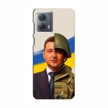 Чехол для Motorola MOTO G73 (AlphaPrint - с принтом Зеленского) - купить на Floy.com.ua