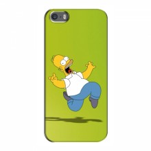 Чехол с Симпсонами для iPhone 5 / 5s / SE (VPrint) Гомер Симпсон - купить на Floy.com.ua