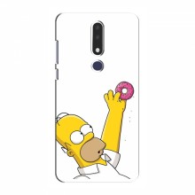 Чехол с Симпсонами для Nokia 3.1 Plus (VPrint) Гомер с пончиком - купить на Floy.com.ua