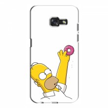 Чехол с Симпсонами для Samsung A5 2017, A520, A520F (VPrint) Гомер с пончиком - купить на Floy.com.ua