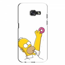 Чехол с Симпсонами для Samsung A7 2017, A720, A720F (VPrint) Гомер с пончиком - купить на Floy.com.ua