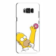 Чехол с Симпсонами для Samsung S8, Galaxy S8, G950 (VPrint) Гомер с пончиком - купить на Floy.com.ua