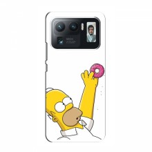 Чехол с Симпсонами для Xiaomi Mi 11 Ultra (VPrint) Гомер с пончиком - купить на Floy.com.ua