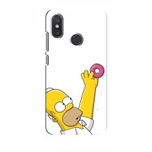 Чехол с Симпсонами для Xiaomi Mi8 (VPrint) Гомер с пончиком - купить на Floy.com.ua
