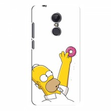 Чехол с Симпсонами для Xiaomi Redmi 5 Plus (VPrint) Гомер с пончиком - купить на Floy.com.ua