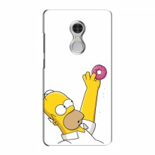 Чехол с Симпсонами для Xiaomi Redmi Note 4 (VPrint) Гомер с пончиком - купить на Floy.com.ua