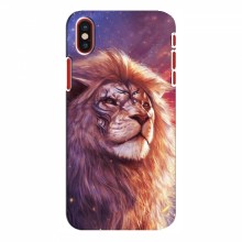 Чехол со Львом для iPhone X (VPrint) Красочный Лев - купить на Floy.com.ua