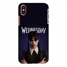 Чехлы Венсдей для iPhone X (AlphaPrint - wednesday) Wednesday - купить на Floy.com.ua