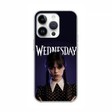 Чехлы Венсдей для iPhone 16 Pro Max (AlphaPrint - wednesday) Wednesday - купить на Floy.com.ua