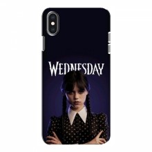 Чехлы Венсдей для iPhone Xs (AlphaPrint - wednesday)