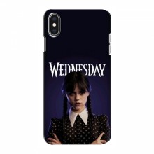Чехлы Венсдей для iPhone Xs Max (AlphaPrint - wednesday) Wednesday - купить на Floy.com.ua
