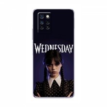 Чехлы Венсдей для Infinix Note 10 Pro (AlphaPrint - wednesday) Wednesday - купить на Floy.com.ua