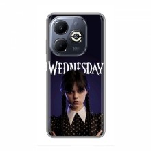 Чехлы Венсдей для Infinix Smart 8 Plus (AlphaPrint - wednesday) Wednesday - купить на Floy.com.ua