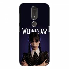 Чехлы Венсдей для Nokia 4.2 (AlphaPrint - wednesday) Wednesday - купить на Floy.com.ua