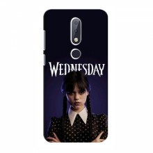 Чехлы Венсдей для Nokia 6.1 Plus (AlphaPrint - wednesday) Wednesday - купить на Floy.com.ua