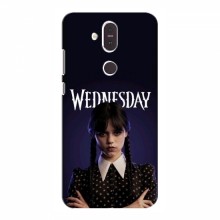 Чехлы Венсдей для Nokia 8.1 (AlphaPrint - wednesday) Wednesday - купить на Floy.com.ua