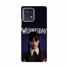 Чехлы Венсдей для Motorola Edge 40 Pro (AlphaPrint - wednesday) Wednesday - купить на Floy.com.ua