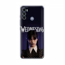 Чехлы Венсдей для Motorola MOTO G60 (AlphaPrint - wednesday) Wednesday - купить на Floy.com.ua