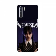 Чехлы Венсдей для OPPO A91 (AlphaPrint - wednesday)