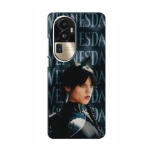 Чехлы Венсдей для OPPO Reno 10 Pro (CHINA) (AlphaPrint - wednesday) Венсдей с ушками - купить на Floy.com.ua