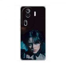 Чехлы Венсдей для OPPO Reno 11 Pro 5G (AlphaPrint - wednesday) Взгляд Wednesday - купить на Floy.com.ua