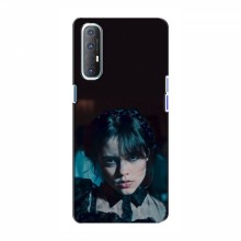 Чехлы Венсдей для OPPO Reno 3 (AlphaPrint - wednesday)