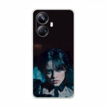 Чехлы Венсдей для RealMe 10 Pro Plus (5G) (AlphaPrint - wednesday) Взгляд Wednesday - купить на Floy.com.ua