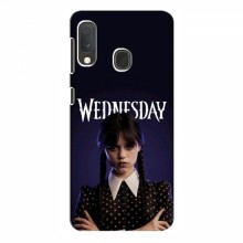 Чехлы Венсдей для Samsung Galaxy A20e (AlphaPrint - wednesday)