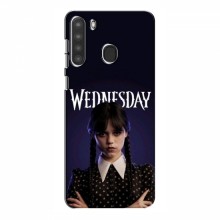 Чехлы Венсдей для Samsung Galaxy A21 (A215) (AlphaPrint - wednesday) Wednesday - купить на Floy.com.ua