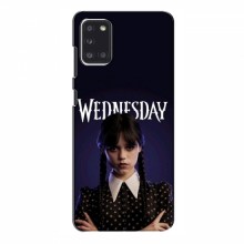 Чехлы Венсдей для Samsung Galaxy A31 (A315) (AlphaPrint - wednesday)