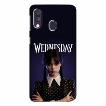 Чехлы Венсдей для Samsung Galaxy A40 2019 (A405F) (AlphaPrint - wednesday) Wednesday - купить на Floy.com.ua