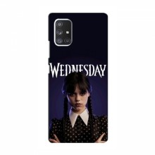 Чехлы Венсдей для Samsung Galaxy A52 (AlphaPrint - wednesday) Wednesday - купить на Floy.com.ua