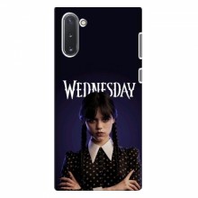Чехлы Венсдей для Samsung Galaxy Note 10 (AlphaPrint - wednesday) Wednesday - купить на Floy.com.ua