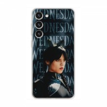 Чехлы Венсдей для Samsung Galaxy S23 (AlphaPrint - wednesday) Венсдей с ушками - купить на Floy.com.ua