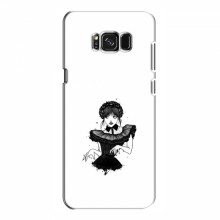 Чехлы Венсдей для Samsung S8, Galaxy S8, G950 (AlphaPrint - wednesday) Танец Венсдей - купить на Floy.com.ua