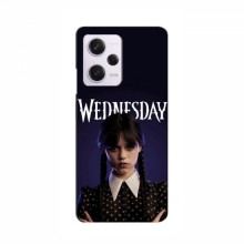 Чехлы Венсдей для Xiaomi Redmi Note 12T Pro (AlphaPrint - wednesday) Wednesday - купить на Floy.com.ua