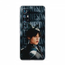 Чехлы Венсдей для Xiaomi Mi 10 Ultra (AlphaPrint - wednesday) Венсдей с ушками - купить на Floy.com.ua