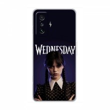 Чехлы Венсдей для Xiaomi POCO F4 GT (AlphaPrint - wednesday) Wednesday - купить на Floy.com.ua