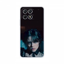 Чехлы Венсдей для Xiaomi POCO F6 Pro (AlphaPrint - wednesday) Взгляд Wednesday - купить на Floy.com.ua