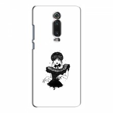 Чехлы Венсдей для Xiaomi Mi 9T Pro (AlphaPrint - wednesday) Танец Венсдей - купить на Floy.com.ua