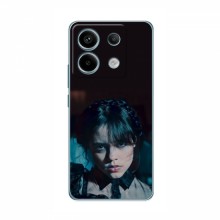 Чехлы Венсдей для Xiaomi Redmi Note 13 (5G) (AlphaPrint - wednesday) Взгляд Wednesday - купить на Floy.com.ua