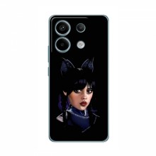 Чехлы Венсдей для Xiaomi Redmi Note 13 (5G) (AlphaPrint - wednesday) Милая Уэнздей - купить на Floy.com.ua