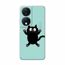 Эксклюзивный чехол для Huawei Honor X7b (AlphaPrint - Мультяшные) Падающий кот - купить на Floy.com.ua