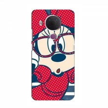 Эксклюзивный чехол для Nokia 5.4 (AlphaPrint - Мультяшные) Маус в очках - купить на Floy.com.ua