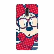 Эксклюзивный чехол для OnePlus 6T (AlphaPrint - Мультяшные) Маус в очках - купить на Floy.com.ua