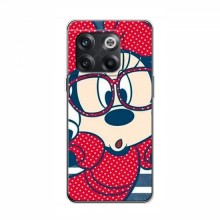 Эксклюзивный чехол для OnePlus 10T (AlphaPrint - Мультяшные) Маус в очках - купить на Floy.com.ua