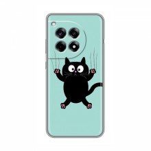 Эксклюзивный чехол для OnePlus Ace 3 (AlphaPrint - Мультяшные) Падающий кот - купить на Floy.com.ua