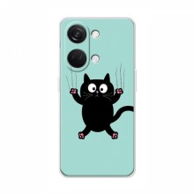 Эксклюзивный чехол для OnePlus Nord 3 5G (AlphaPrint - Мультяшные) Падающий кот - купить на Floy.com.ua