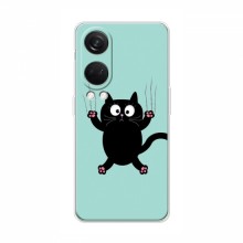 Эксклюзивный чехол для OnePlus Nord 4 (AlphaPrint - Мультяшные) Падающий кот - купить на Floy.com.ua