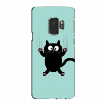 Эксклюзивный чехол для Samsung S9 (AlphaPrint - Мультяшные) Падающий кот - купить на Floy.com.ua